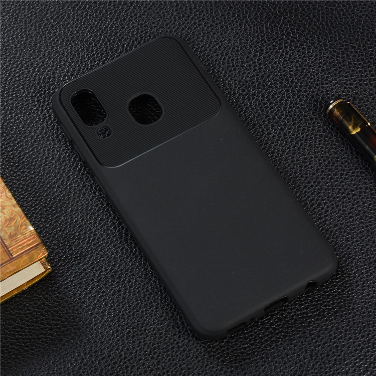 Armour Series Soft TPU Phone Case Cover for Samsung Galaxy A40 - Black-6
