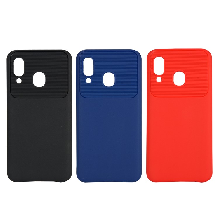 Armour Series Soft TPU Phone Case Cover for Samsung Galaxy A40 - Black-7