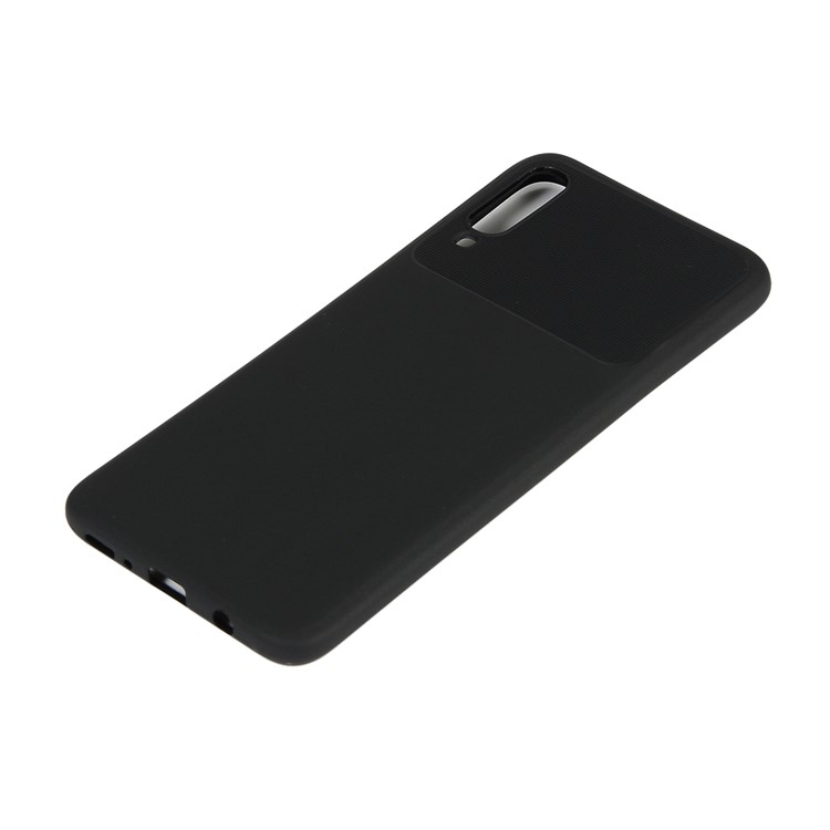 Armour Series Soft TPU Phone Cover Protector for Samsung Galaxy A70 - Black-4