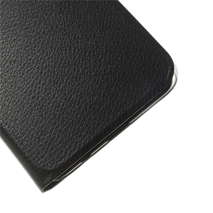 Folding Stand View Window Leather Phone Case for Samsung Galaxy A30/A20 - Black-4