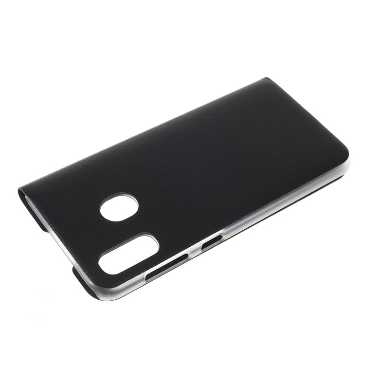 Folding Stand View Window Leather Phone Case for Samsung Galaxy A30/A20 - Black-6