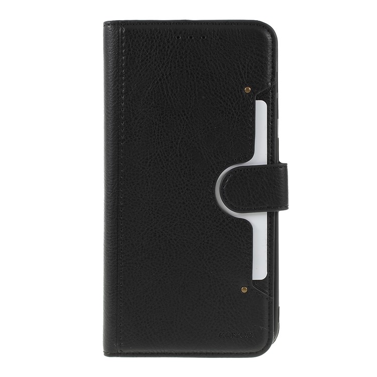 KAIYUE Premium PU Leather Wallet Cover Protector for Samsung Galaxy A50/A50s/A30s - Black-3