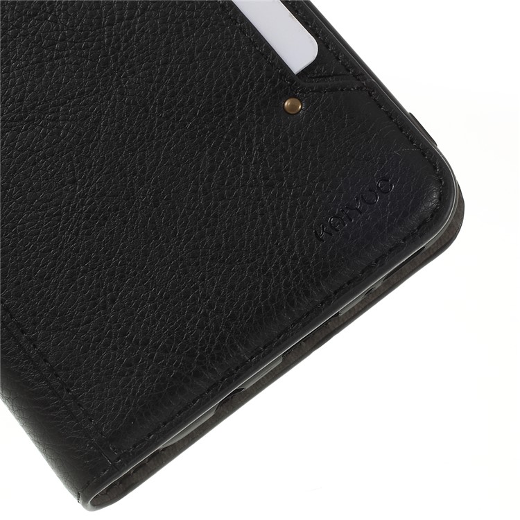 KAIYUE Premium PU Leather Wallet Cover Protector for Samsung Galaxy A50/A50s/A30s - Black-4