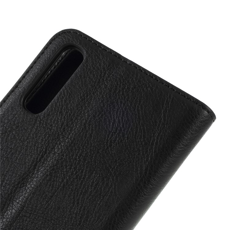 KAIYUE Premium PU Leather Wallet Cover Protector for Samsung Galaxy A50/A50s/A30s - Black-5