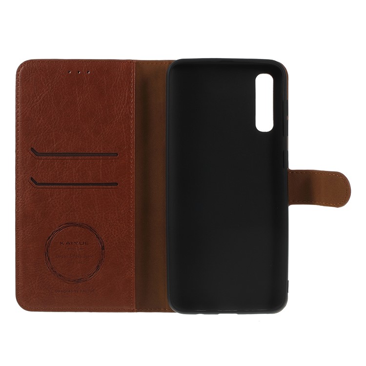 KAIYUE Premium PU Leather Wallet Cover Protector for Samsung Galaxy A50/A50s/A30s-4