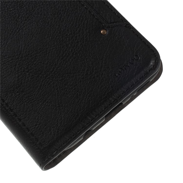 KAIYUE Premium PU Leather Wallet Cover Protector for Samsung Galaxy A30 / A20 - Black-4