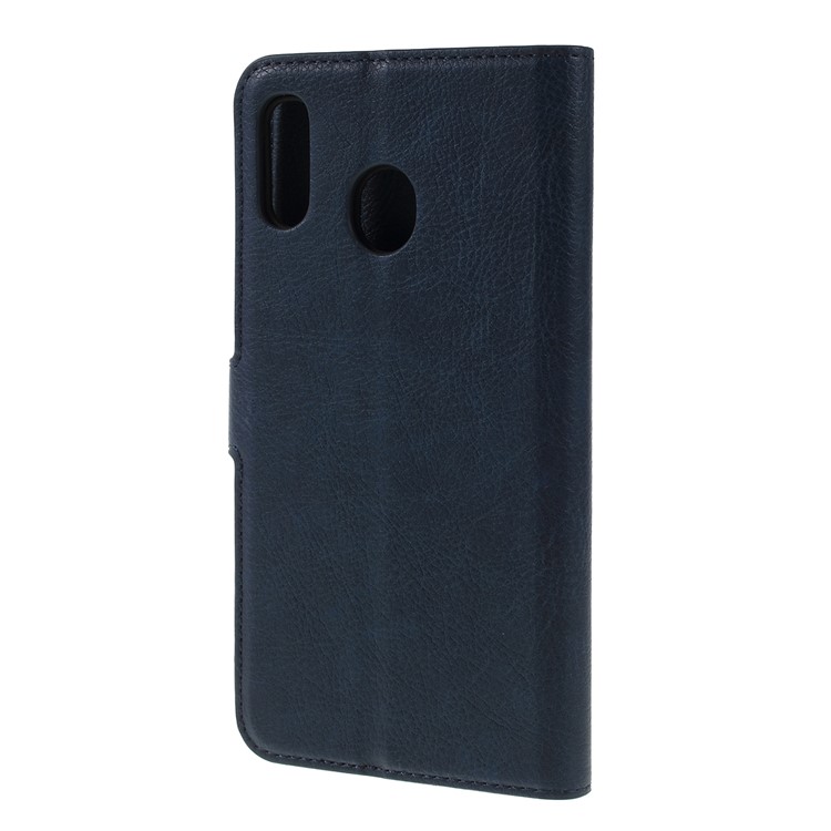 KAIYUE Premium PU Leather Wallet Cover Protector for Samsung Galaxy A30 / A20 - Dark Blue-6