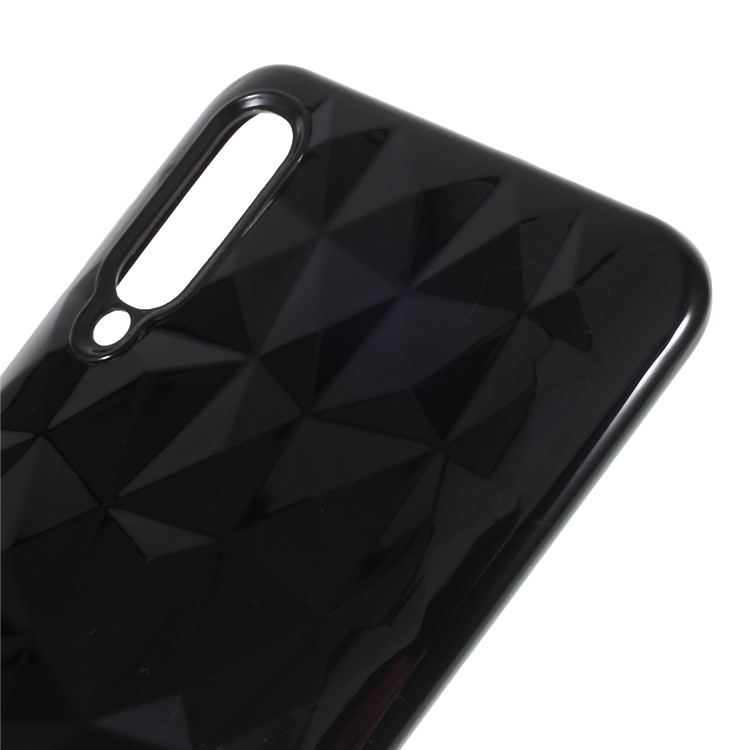 3D Diamond Grain Soft TPU Case for Samsung Galaxy A50/A50s/A30s - Black-2