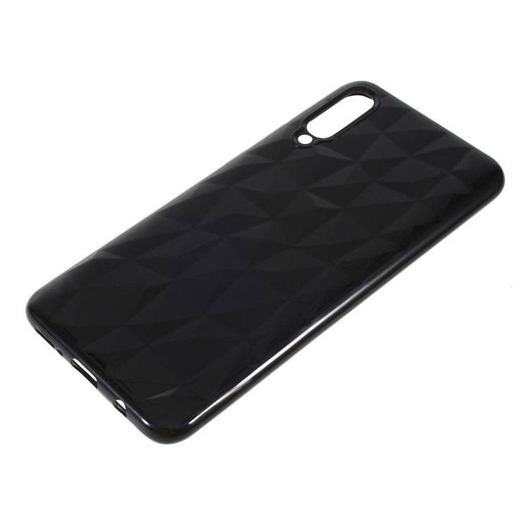 3D Diamond Grain Soft TPU Case for Samsung Galaxy A50/A50s/A30s - Black-4
