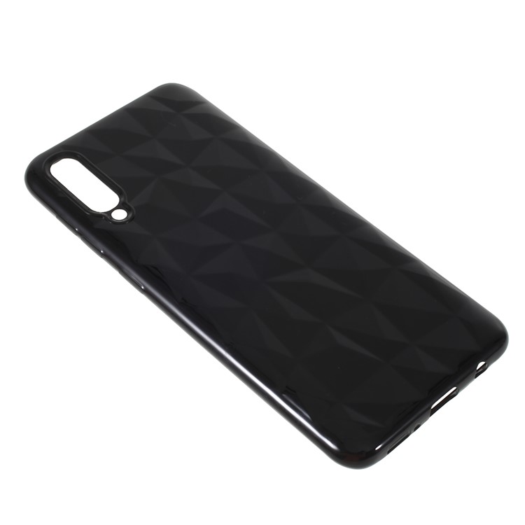 3D Diamond Grain Soft TPU Case for Samsung Galaxy A50/A50s/A30s - Black-6