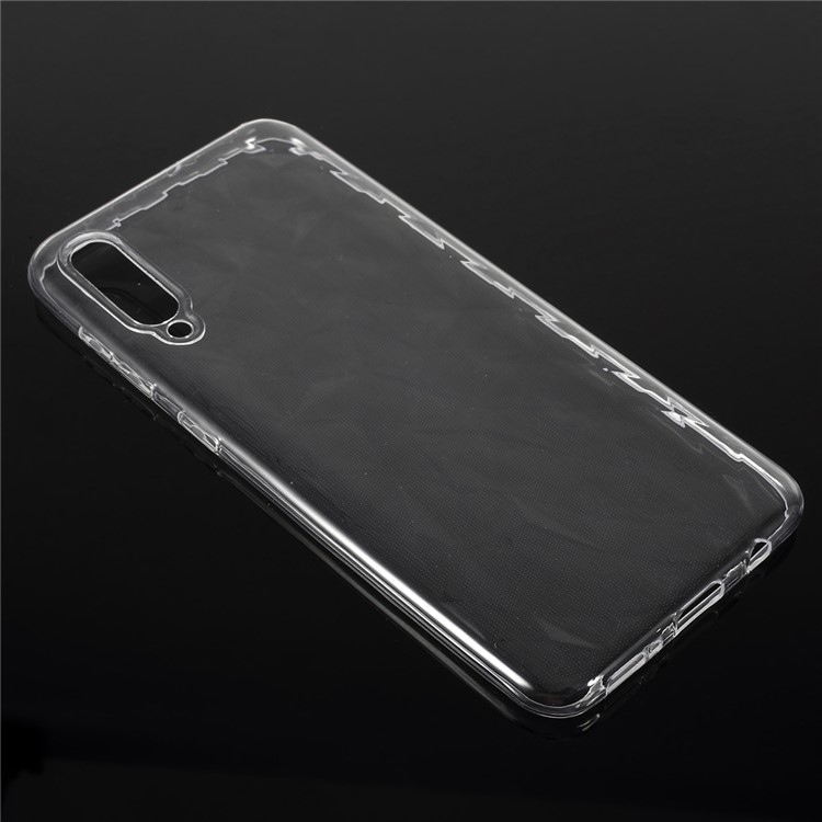3D Diamond Grain Soft TPU Case for Samsung Galaxy A50/A50s/A30s - Transparent-3