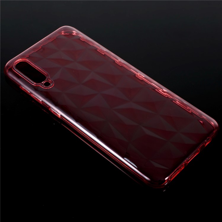 3D Diamond Grain Soft TPU Case for Samsung Galaxy A50/A50s/A30s - Pink-3