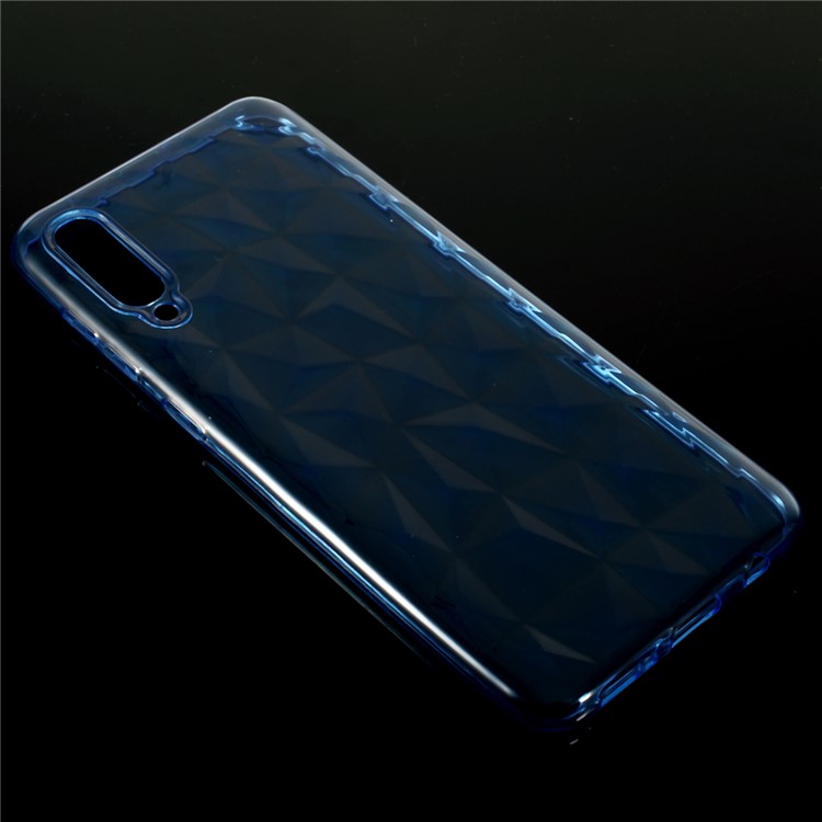 3D Diamond Grain Soft TPU Case for Samsung Galaxy A50/A50s/A30s - Blue-3