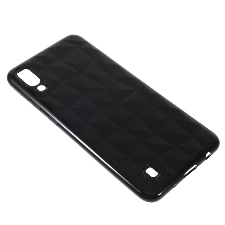 3D Diamond Grain Soft TPU Case for Samsung Galaxy M10 - Black-6