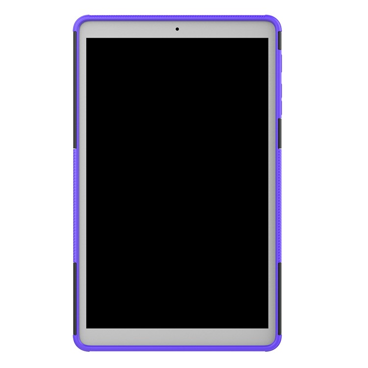 Tire Pattern Hybrid PC + TPU Kickstand Case for Samsung Galaxy Tab A 10.1 (2019) T510 - Purple-3