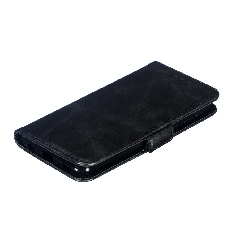 Leather Wallet Stand Phone Case for Samsung Galaxy A40 - Black-10