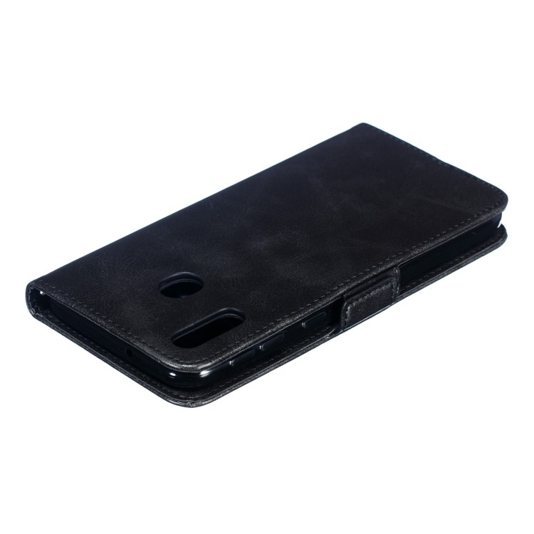 Flip Leather Cover Wallet Stand Phone Case for Samsung Galaxy M20 - Black-7