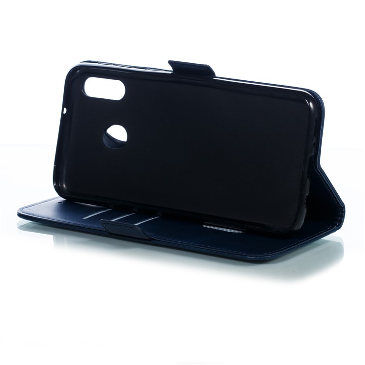 Flip Leather Cover Wallet Stand Phone Case for Samsung Galaxy M20 - Black-9