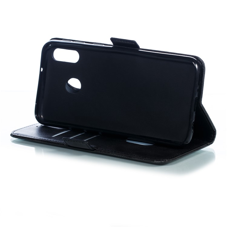 Flip Leather Cover Wallet Stand Phone Case for Samsung Galaxy M20 - Blue-9