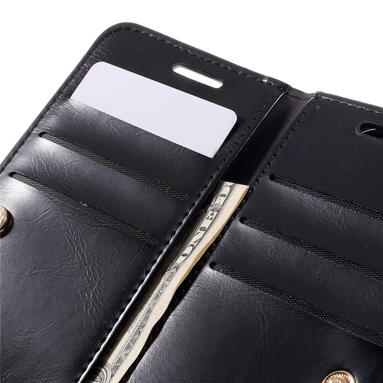 Bolsa MERCURY GOOSPERY Mansoor Wallet Diary para Samsung Galaxy S7 G930 - negro-10