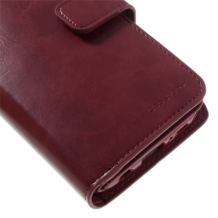 MERCURY GOOSPERY Wallet Diary Leather Case for Samsung Galaxy S7 G930 - Wine Red-11