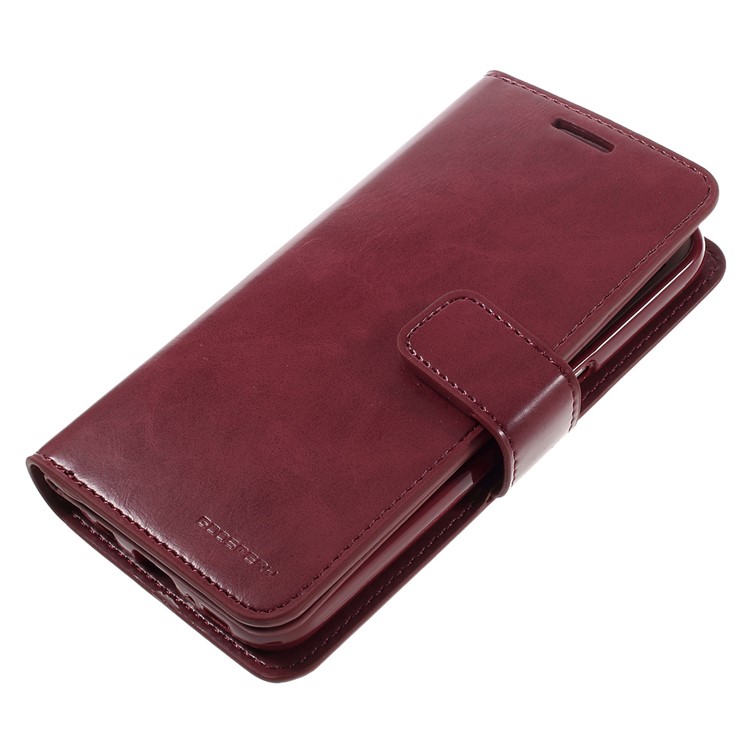 MERCURY GOOSPERY Wallet Diary Leather Case for Samsung Galaxy S7 G930 - Wine Red-4