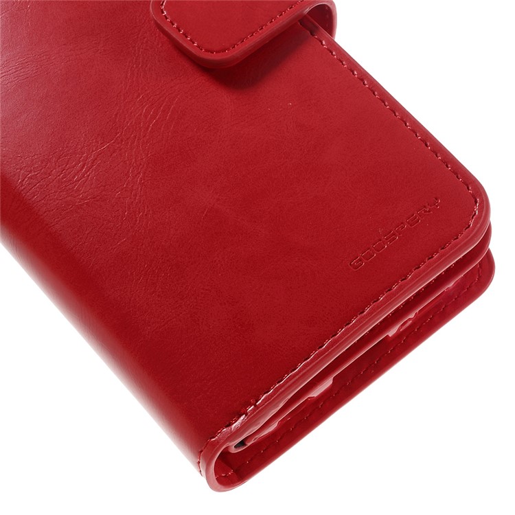 MERCURY GOOSPERY Mansoor Wallet Diary Cover for Samsung Galaxy S7 G930 - Red-11