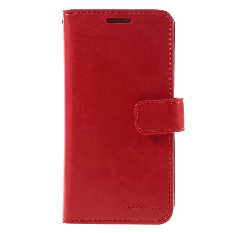 MERCURY GOOSPERY Mansoor Wallet Diary Cover for Samsung Galaxy S7 G930 - Red-3