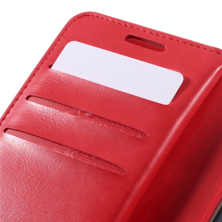 MERCURY GOOSPERY Mansoor Wallet Diary Cover for Samsung Galaxy S7 G930 - Red-8