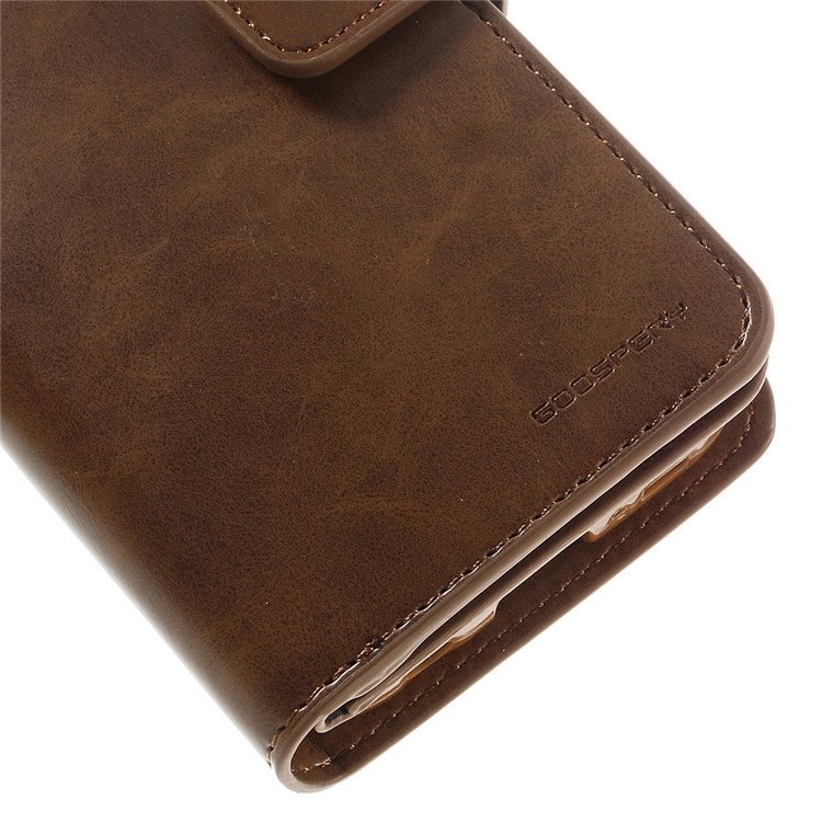 MERCURY GOOSPERY Leather Flip Wallet Case for Samsung Galaxy S7 G930 - Brown-11