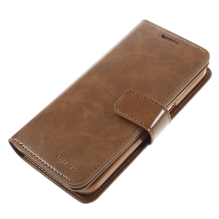 MERCURY GOOSPERY Leather Flip Wallet Case for Samsung Galaxy S7 G930 - Brown-4