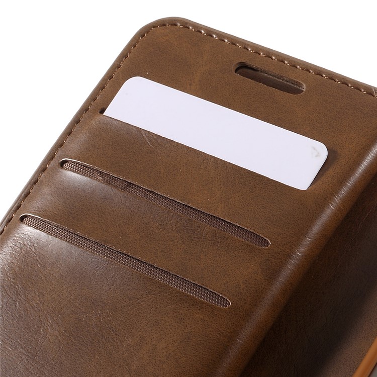 MERCURY GOOSPERY Leather Flip Wallet Case for Samsung Galaxy S7 G930 - Brown-9