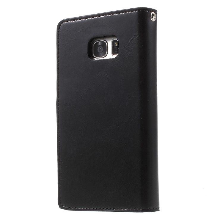 MERCURY GOOSPERY Mansoor Wallet Diary Case for Samsung Galaxy S7 Edge G935 - Black-2