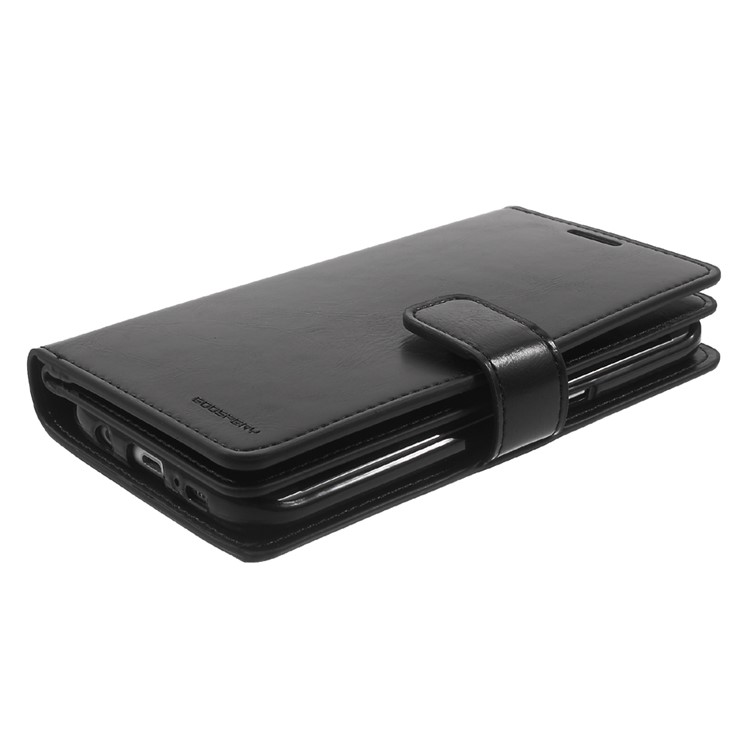 MERCURY GOOSPERY Mansoor Wallet Diary Case for Samsung Galaxy S7 Edge G935 - Black-3