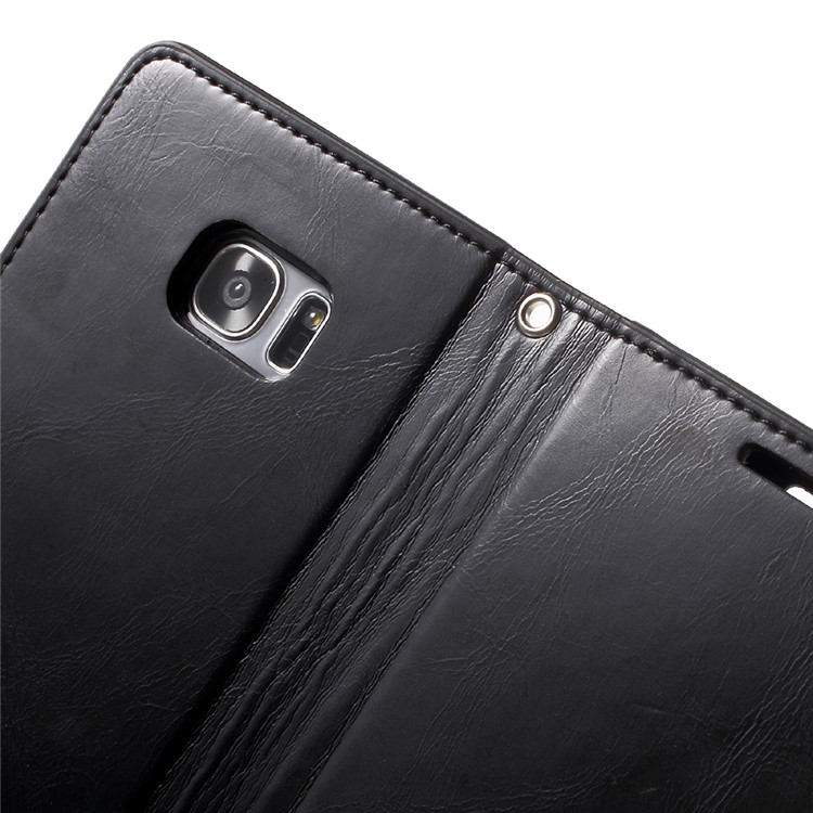 MERCURY GOOSPERY Mansoor Wallet Diary Case for Samsung Galaxy S7 Edge G935 - Black-7