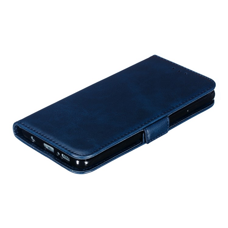 Leather Wallet Stand Flip Phone Case Cover for Samsung Galaxy S10 - Blue-10