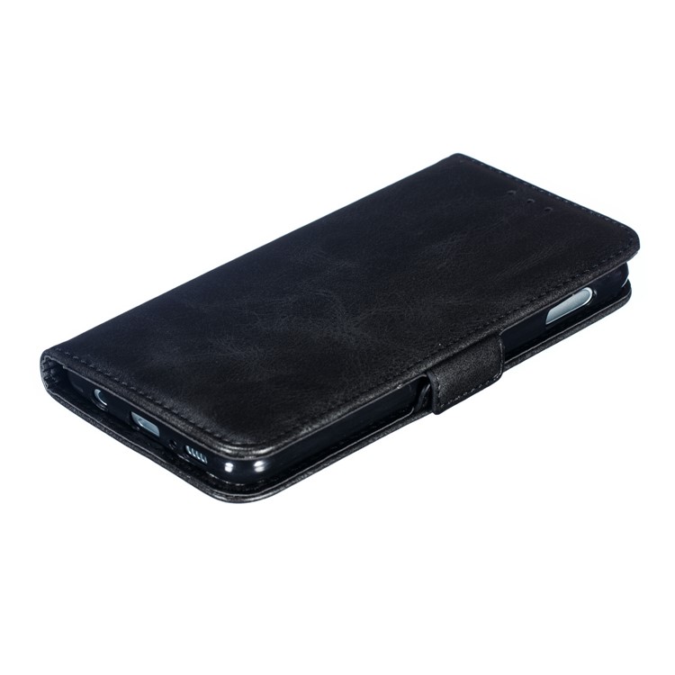 Leather Wallet Stand Flip Phone Case Cover for Samsung Galaxy S10e - Black-11