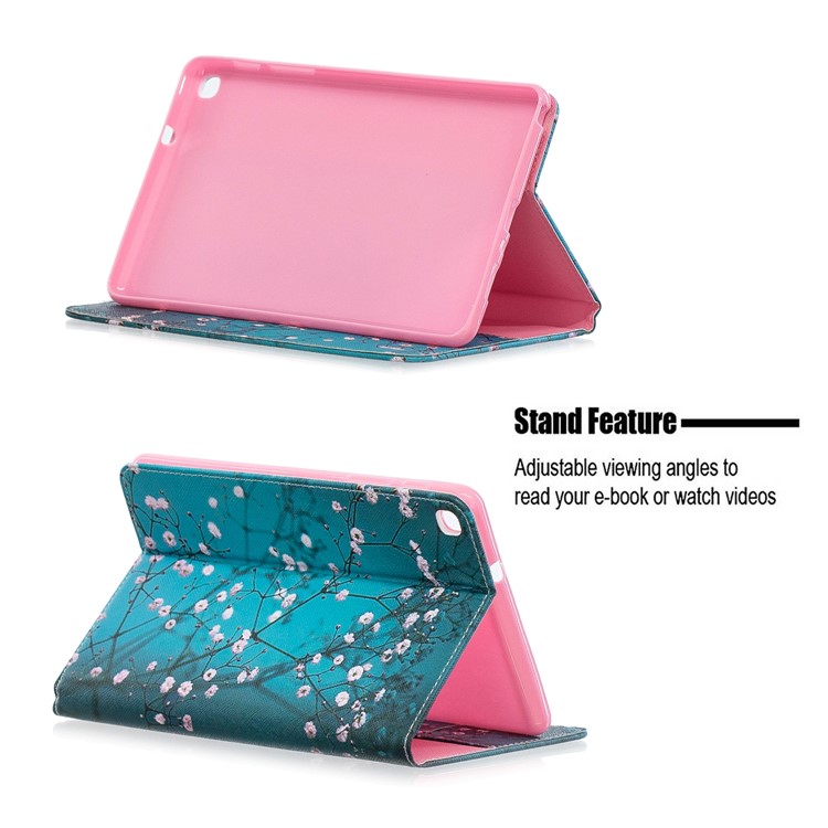 Pattern Printing Wallet Stand Leather Case for Samsung Galaxy Tab A 8.0 (2019) with S Pen P200 P205 - Wintersweet-7