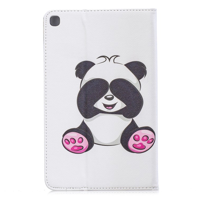 Pattern Printing Wallet Stand Leather Case for Samsung Galaxy Tab A 8.0 (2019) with S Pen P200 P205 - Adorable Panda-3
