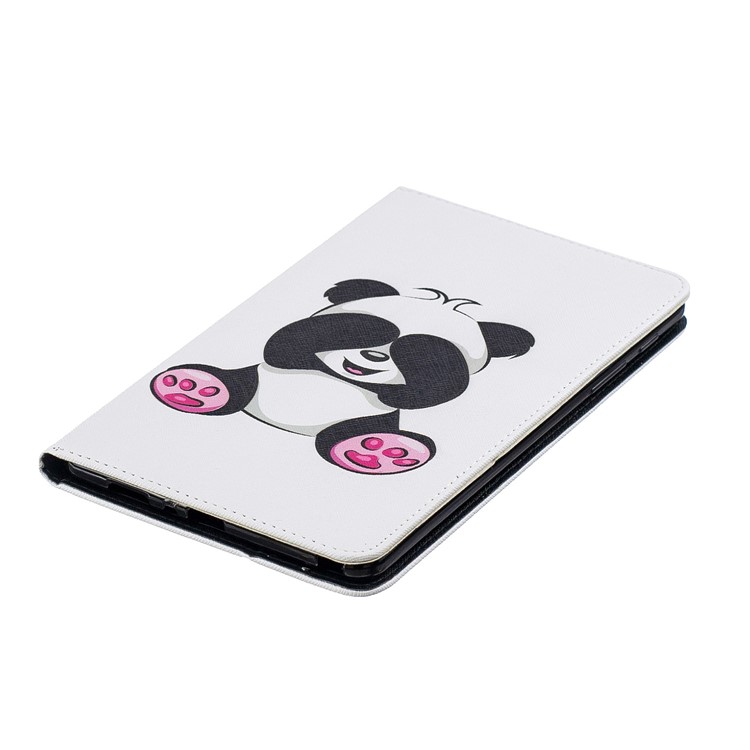 Pattern Printing Wallet Stand Leather Case for Samsung Galaxy Tab A 8.0 (2019) with S Pen P200 P205 - Adorable Panda-4