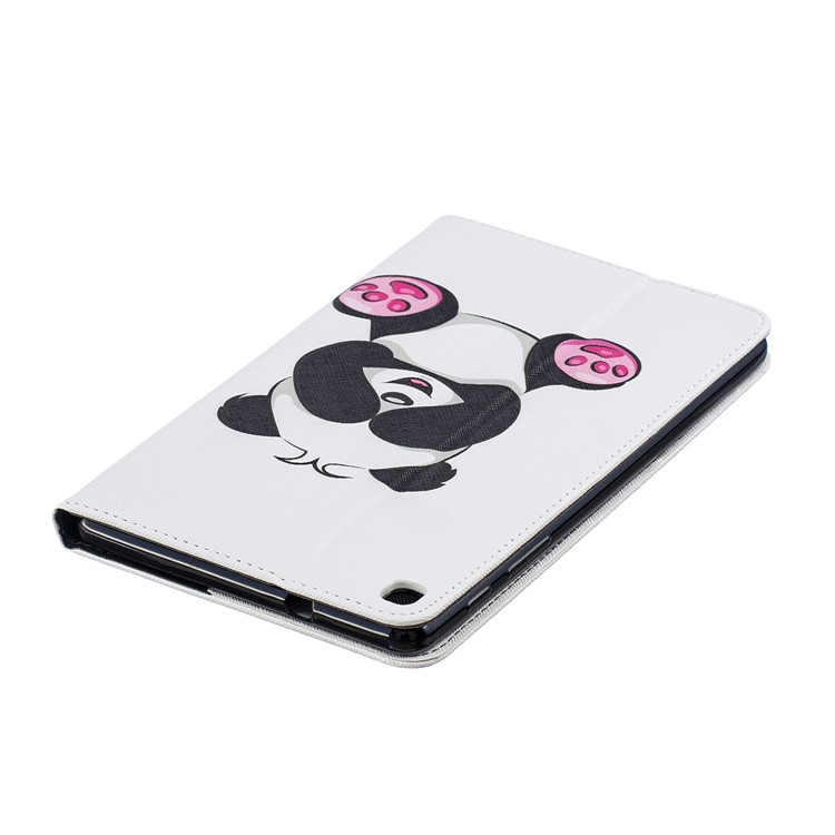 Pattern Printing Wallet Stand Leather Case for Samsung Galaxy Tab A 8.0 (2019) with S Pen P200 P205 - Adorable Panda-5