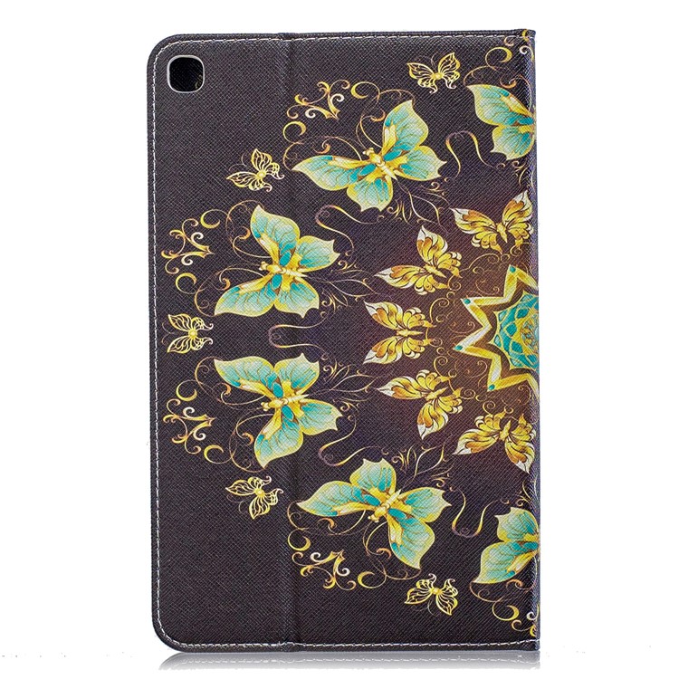 Pattern Printing Wallet Stand Leather Case for Samsung Galaxy Tab A 8.0 (2019) with S Pen P200 P205 - Pretty Butterflies-3