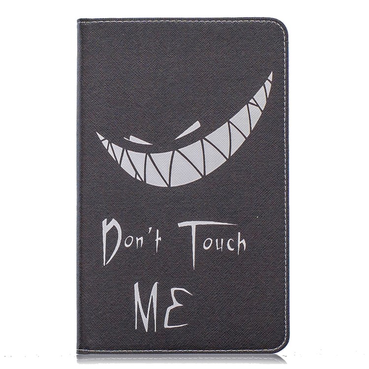 Padrão De Impressão Carteira Suporte De Couro Caso Para Samsung Galaxy Tab A 8 (2019) P200 P205 - Não Me Toque-2
