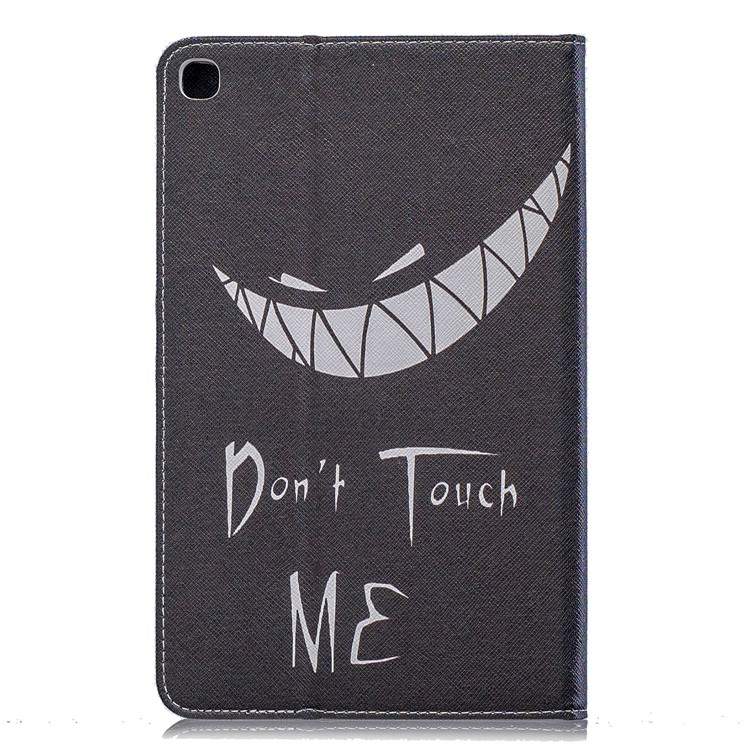 Padrão De Impressão Carteira Suporte De Couro Caso Para Samsung Galaxy Tab A 8 (2019) P200 P205 - Não Me Toque-3