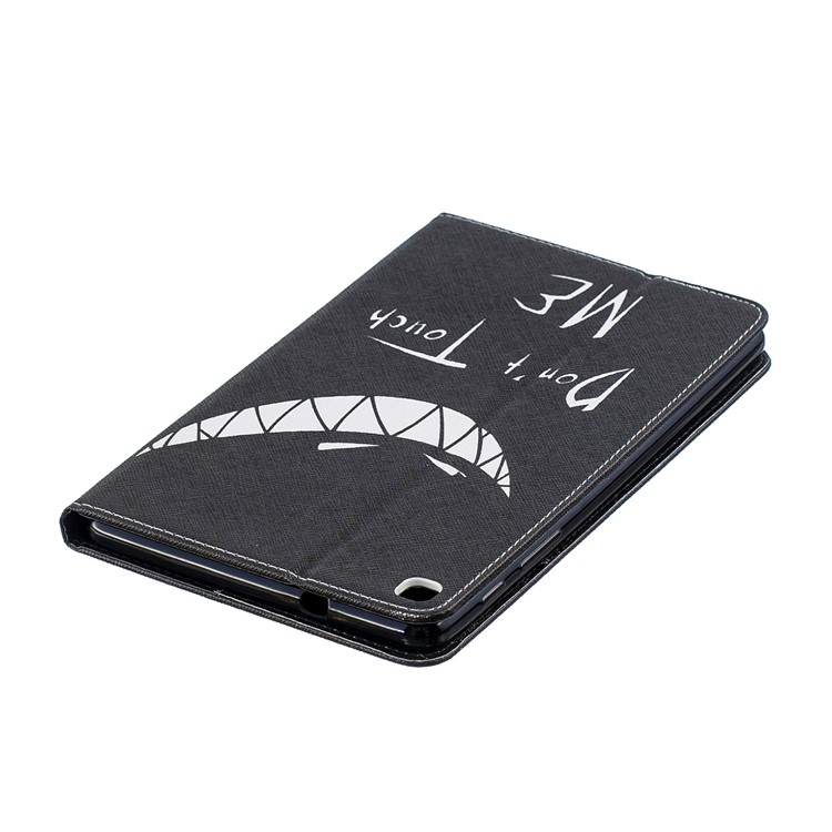 Padrão De Impressão Carteira Suporte De Couro Caso Para Samsung Galaxy Tab A 8 (2019) P200 P205 - Não Me Toque-5