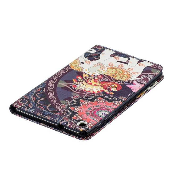 Pattern Printing Wallet Stand Leather Case for Samsung Galaxy Tab A 8.0 (2019) with S Pen P200 P205 - Tribal Elephant-5