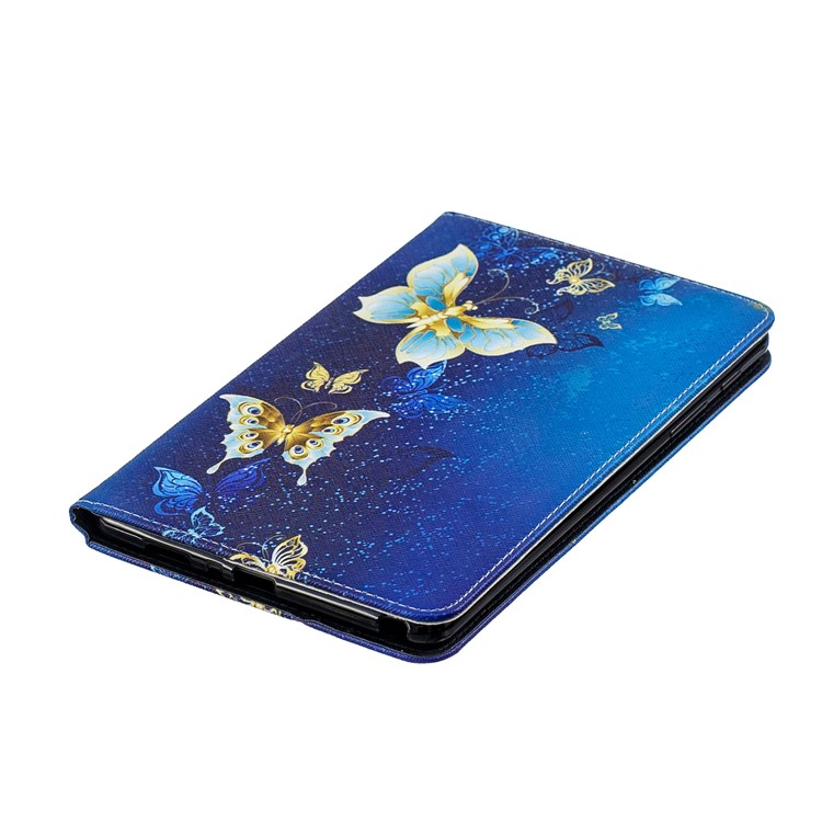 Pattern Printing Wallet Stand Leather Case for Samsung Galaxy Tab A 8.0 (2019) with S Pen P200 P205 - Elegant Butterflies-4