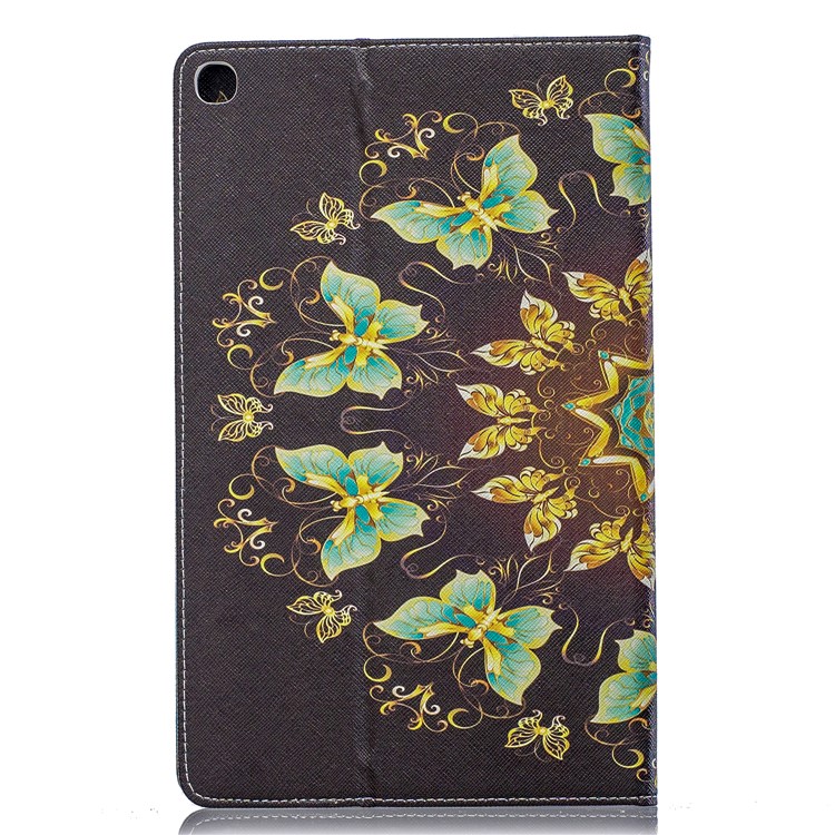 Pattern Printing Wallet Stand Leather Case for Samsung Galaxy Tab A 10.1 (2019) T510 - Pretty Butterflies-3