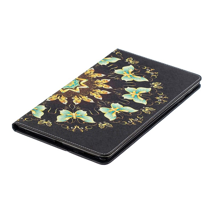 Pattern Printing Wallet Stand Leather Case for Samsung Galaxy Tab A 10.1 (2019) T510 - Pretty Butterflies-4