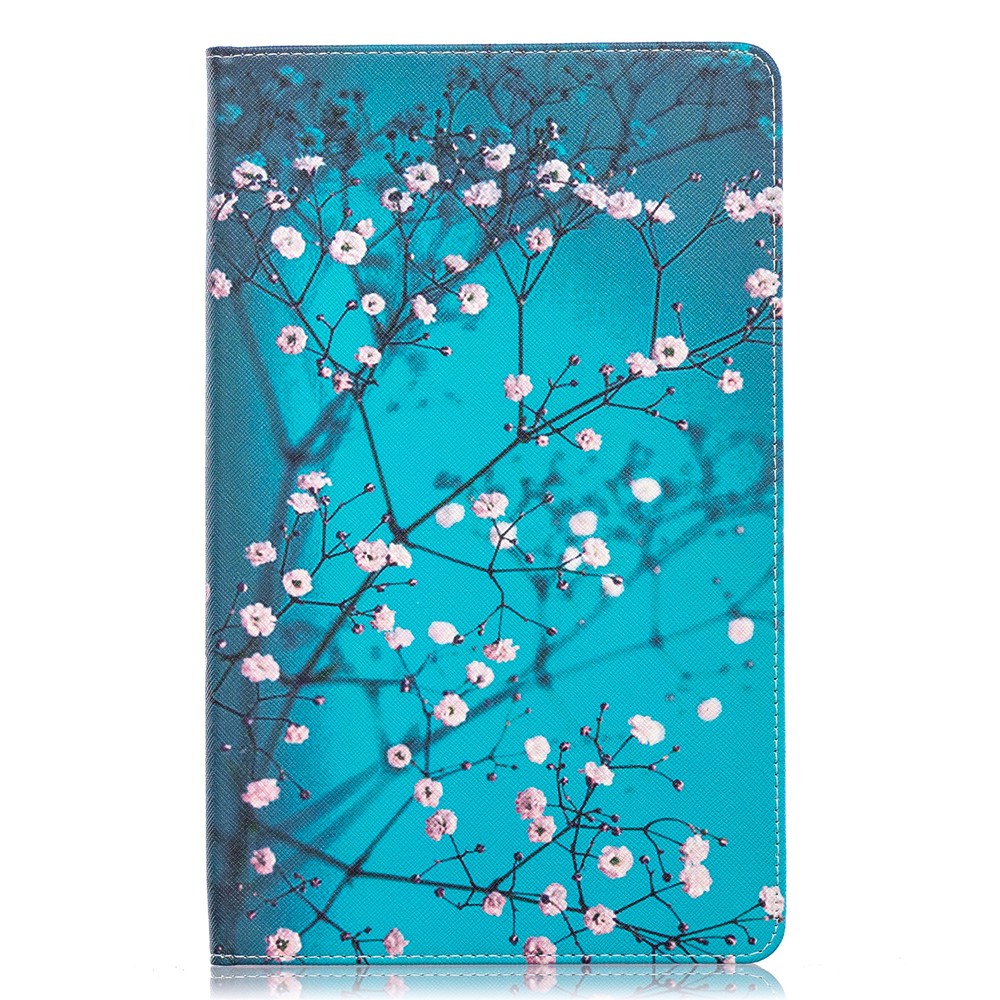Etui Aus Leder Mit Musterdruckmappe Für Samsung Galaxy A 10.1 (2019) T510 - Wintersüß-2